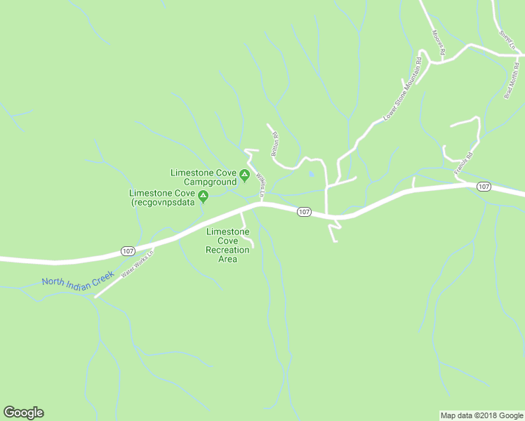 map of restaurants, bars, coffee shops, grocery stores, and more near 2002 Tennessee 107 in Unicoi