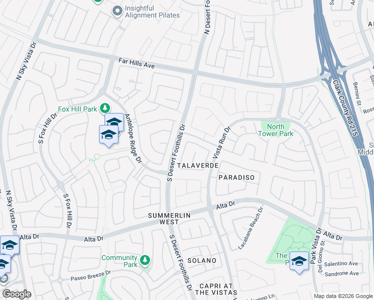 map of restaurants, bars, coffee shops, grocery stores, and more near 337 Corsicana Street in Las Vegas