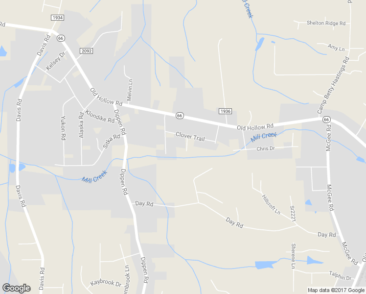 map of restaurants, bars, coffee shops, grocery stores, and more near 5120 Clover Trail Court in Walkertown