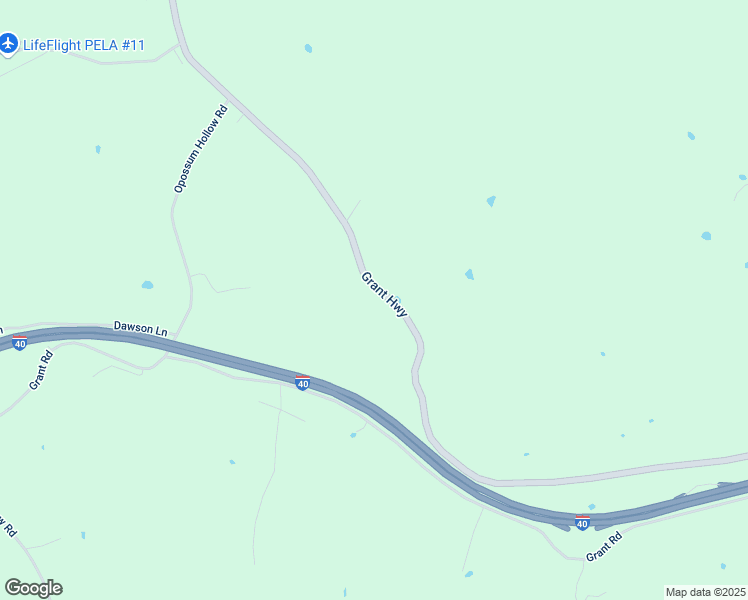map of restaurants, bars, coffee shops, grocery stores, and more near 305 Grant Highway in Gordonsville