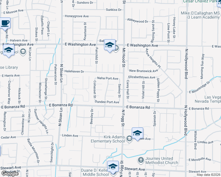map of restaurants, bars, coffee shops, grocery stores, and more near 6218 Sapporo Circle in Las Vegas