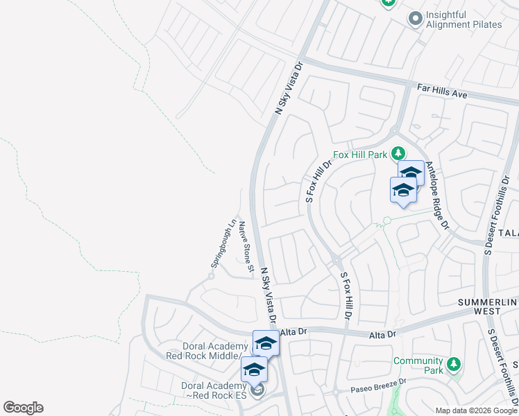 map of restaurants, bars, coffee shops, grocery stores, and more near 339 Rezzo Street in Las Vegas