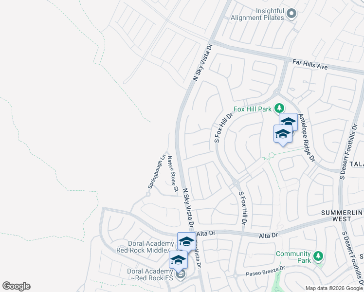 map of restaurants, bars, coffee shops, grocery stores, and more near 339 Rezzo Street in Las Vegas