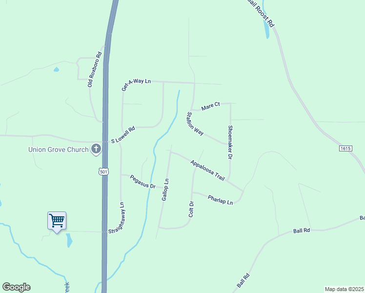 map of restaurants, bars, coffee shops, grocery stores, and more near 303 Appaloosa Trail in Bahama