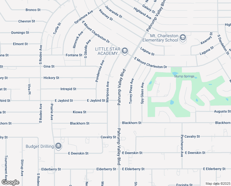 map of restaurants, bars, coffee shops, grocery stores, and more near 2940 Pahrump Valley Boulevard in Pahrump