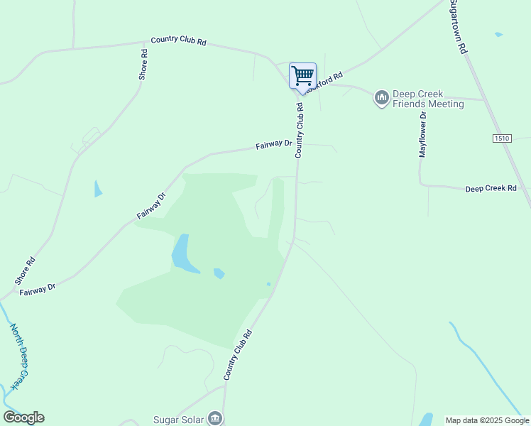 map of restaurants, bars, coffee shops, grocery stores, and more near 1504 Saint Andrews Court in Yadkinville