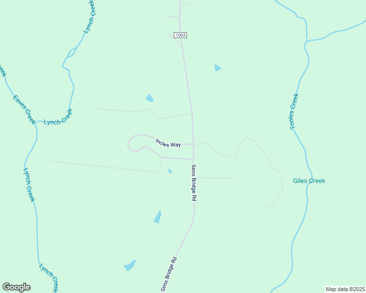 map of restaurants, bars, coffee shops, grocery stores, and more near 60 Incles Way in Kittrell