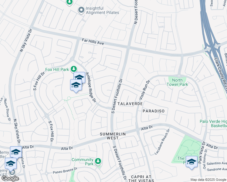 map of restaurants, bars, coffee shops, grocery stores, and more near 324 Molinetto Street in Las Vegas