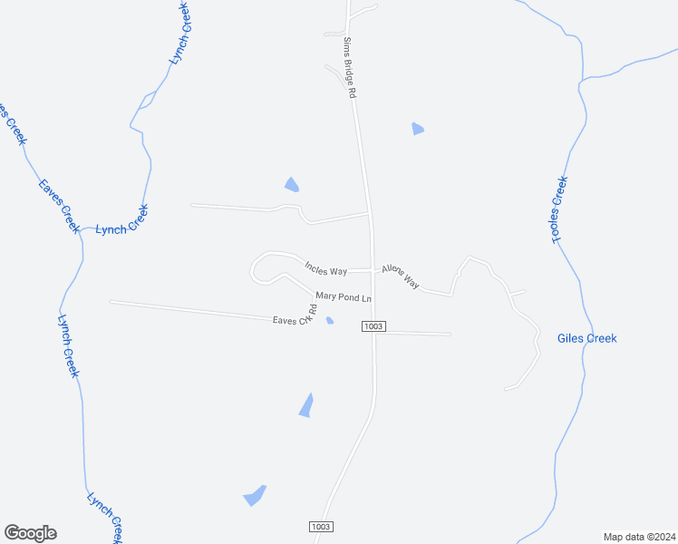 map of restaurants, bars, coffee shops, grocery stores, and more near 60 Incles Way in Kittrell