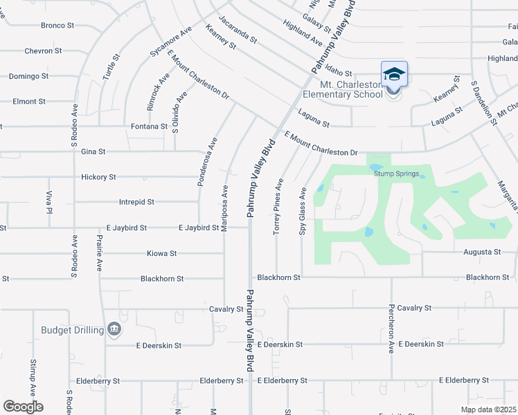 map of restaurants, bars, coffee shops, grocery stores, and more near 2921 Pahrump Valley Boulevard in Pahrump