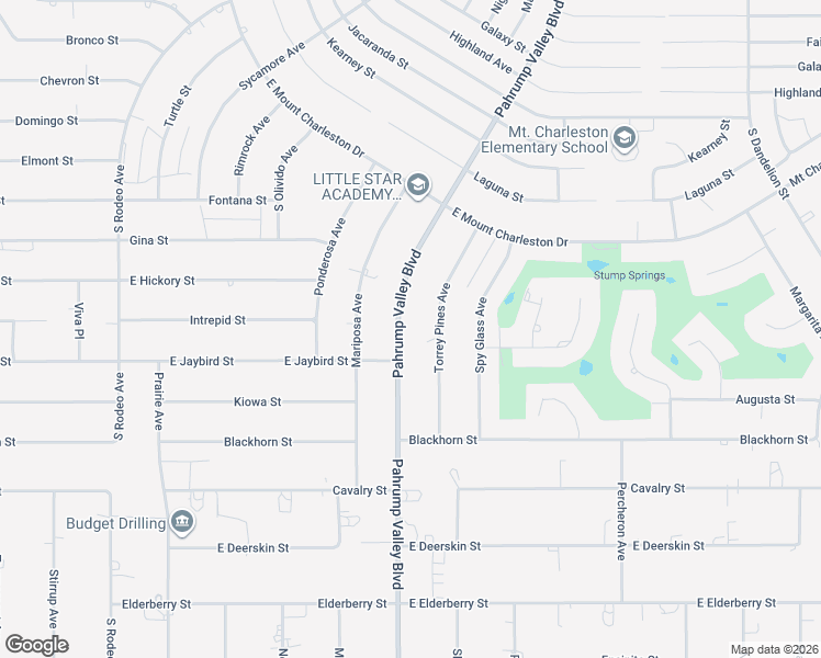 map of restaurants, bars, coffee shops, grocery stores, and more near 2921 Pahrump Valley Boulevard in Pahrump