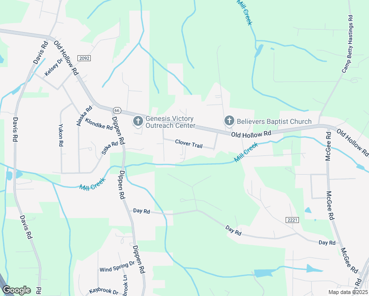 map of restaurants, bars, coffee shops, grocery stores, and more near 5120 Clover Trail Court in Walkertown