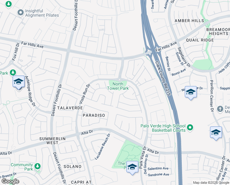 map of restaurants, bars, coffee shops, grocery stores, and more near 200 Villa Borghese Street in Las Vegas