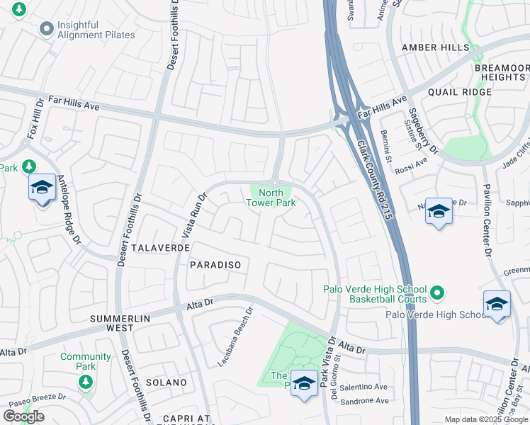 map of restaurants, bars, coffee shops, grocery stores, and more near 200 Villa Borghese Street in Las Vegas