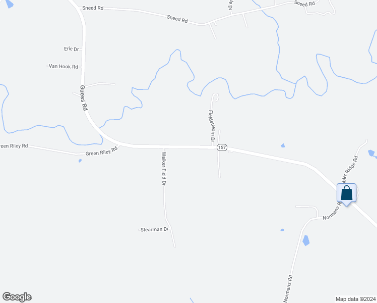 map of restaurants, bars, coffee shops, grocery stores, and more near 6100 Guess Road in Rougemont