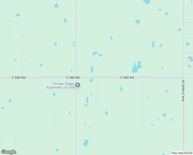 map of restaurants, bars, coffee shops, grocery stores, and more near 9088 East 580 Road in Catoosa