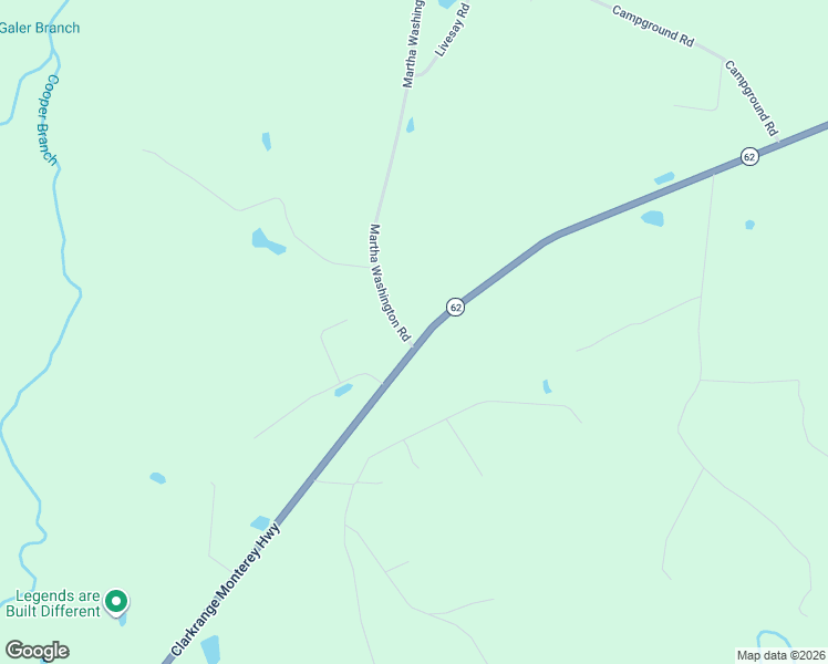 map of restaurants, bars, coffee shops, grocery stores, and more near 3698 Martha Washington Road in Clarkrange