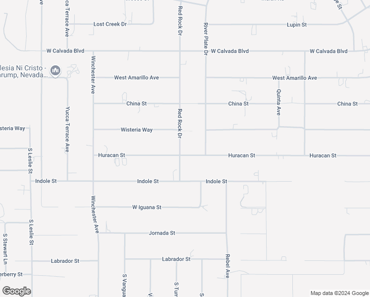 map of restaurants, bars, coffee shops, grocery stores, and more near 2881 Red Rock Drive in Pahrump