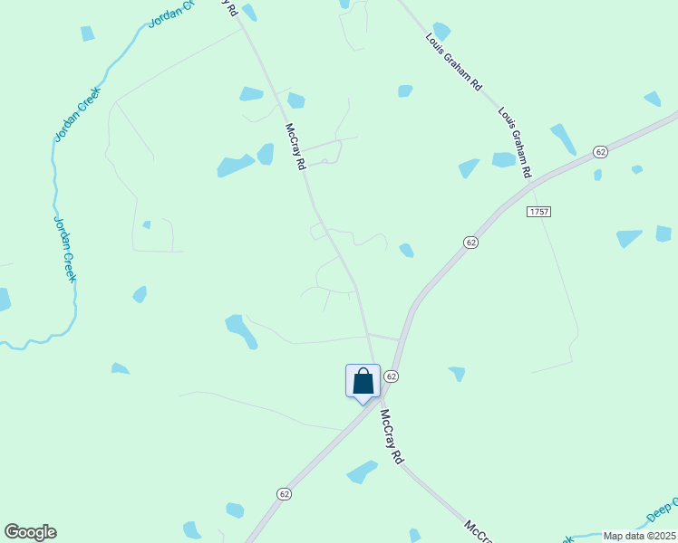 map of restaurants, bars, coffee shops, grocery stores, and more near 719 McCray Road in Burlington