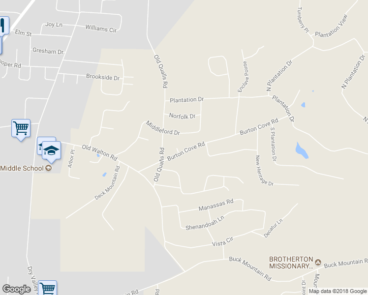 map of restaurants, bars, coffee shops, grocery stores, and more near 3310 Burton Cove Rd in Cookeville