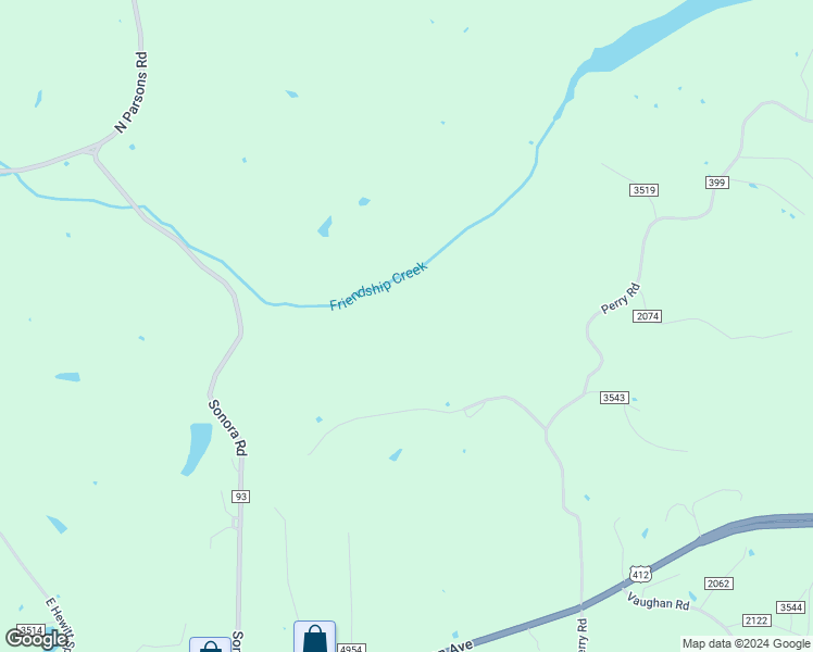 map of restaurants, bars, coffee shops, grocery stores, and more near Unnamed Road in Springdale