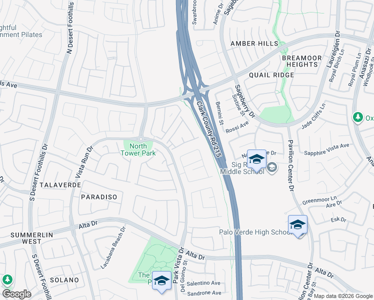 map of restaurants, bars, coffee shops, grocery stores, and more near 11253 Revelry Lane in Las Vegas
