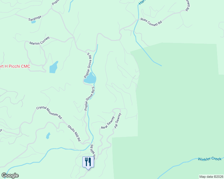 map of restaurants, bars, coffee shops, grocery stores, and more near 303 Huntingdon in Boone