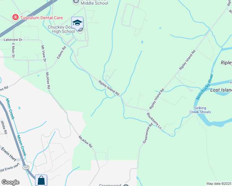 map of restaurants, bars, coffee shops, grocery stores, and more near 906 Ripley Island Road in Afton