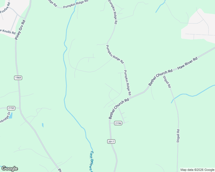 map of restaurants, bars, coffee shops, grocery stores, and more near 3223 Bethel Church Road in Kernersville