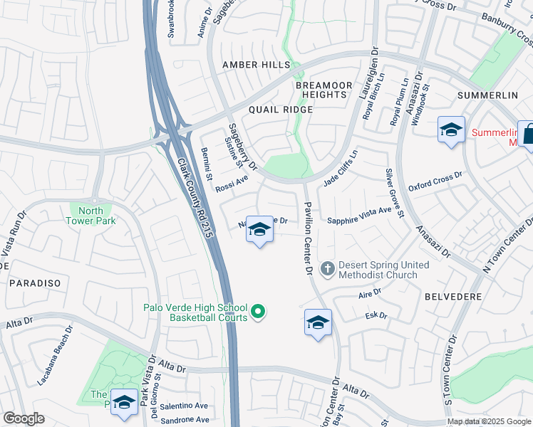 map of restaurants, bars, coffee shops, grocery stores, and more near 10952 Napa Ridge Drive in Las Vegas