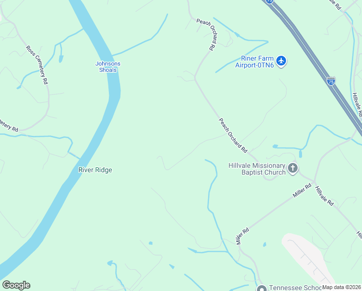 map of restaurants, bars, coffee shops, grocery stores, and more near 321 Peach Orchard Road in Clinton