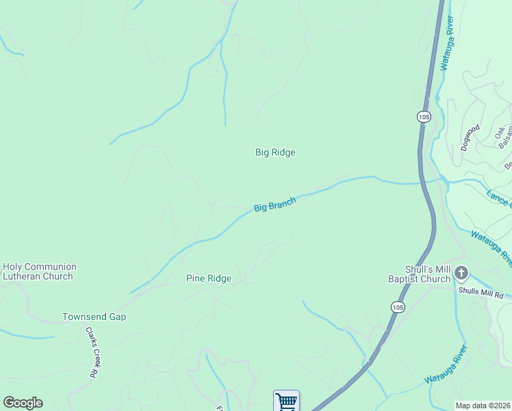 map of restaurants, bars, coffee shops, grocery stores, and more near 261 Pleasant Valley Road in Banner Elk