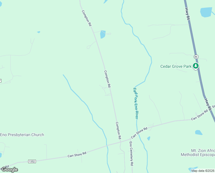 map of restaurants, bars, coffee shops, grocery stores, and more near 5920 Compton Road in Cedar Grove