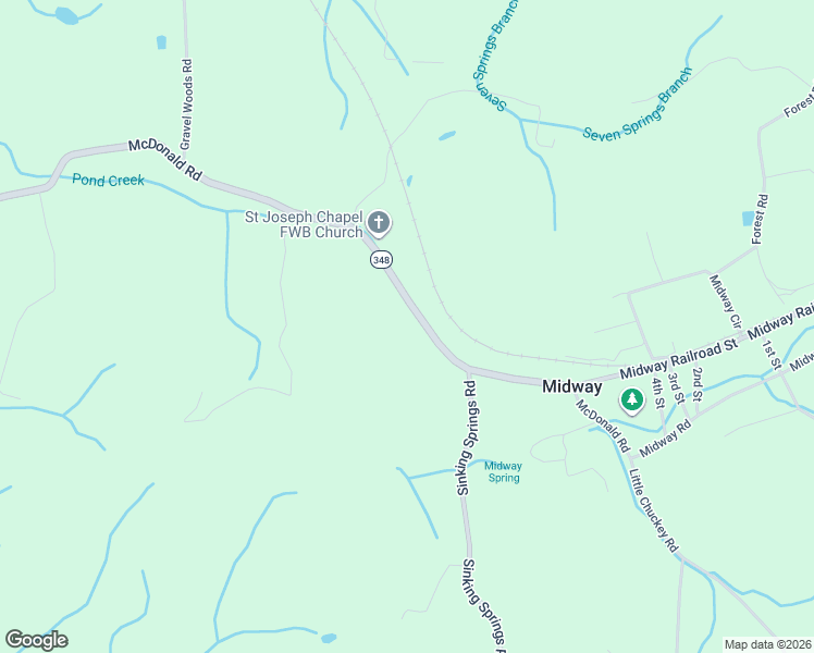 map of restaurants, bars, coffee shops, grocery stores, and more near 490-732 McDonald Road in Greene