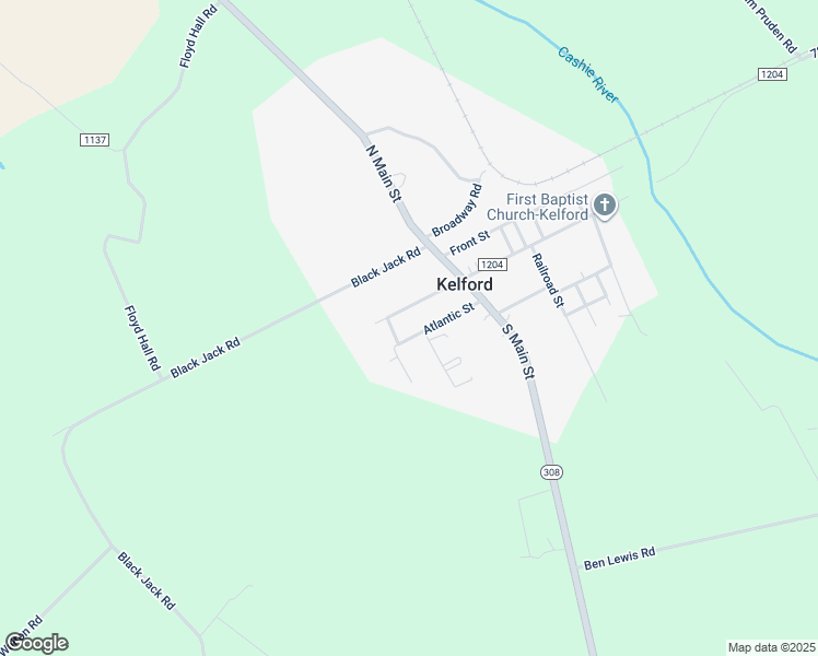 map of restaurants, bars, coffee shops, grocery stores, and more near 210 Atlantic Street in Kelford