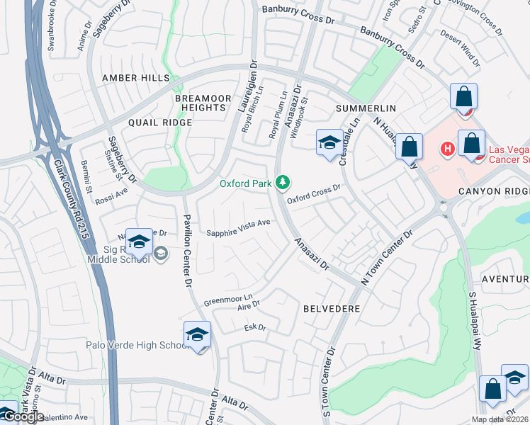 map of restaurants, bars, coffee shops, grocery stores, and more near 10669 Blue Nile Court in Las Vegas