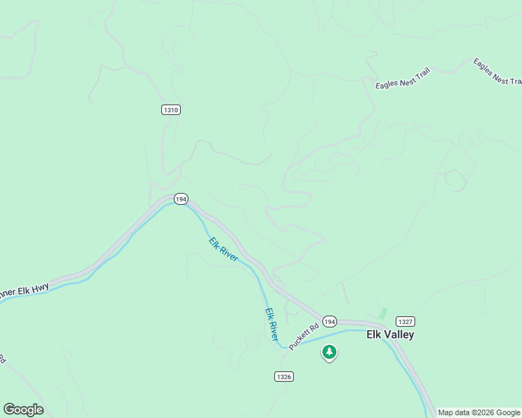 map of restaurants, bars, coffee shops, grocery stores, and more near 260 Hump View Trail in Banner Elk