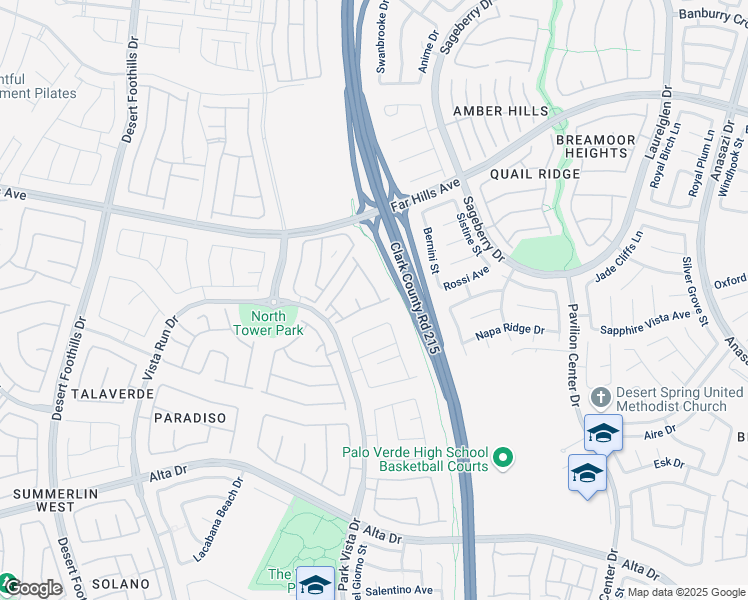 map of restaurants, bars, coffee shops, grocery stores, and more near 169 Pioneer Peak Place in Las Vegas