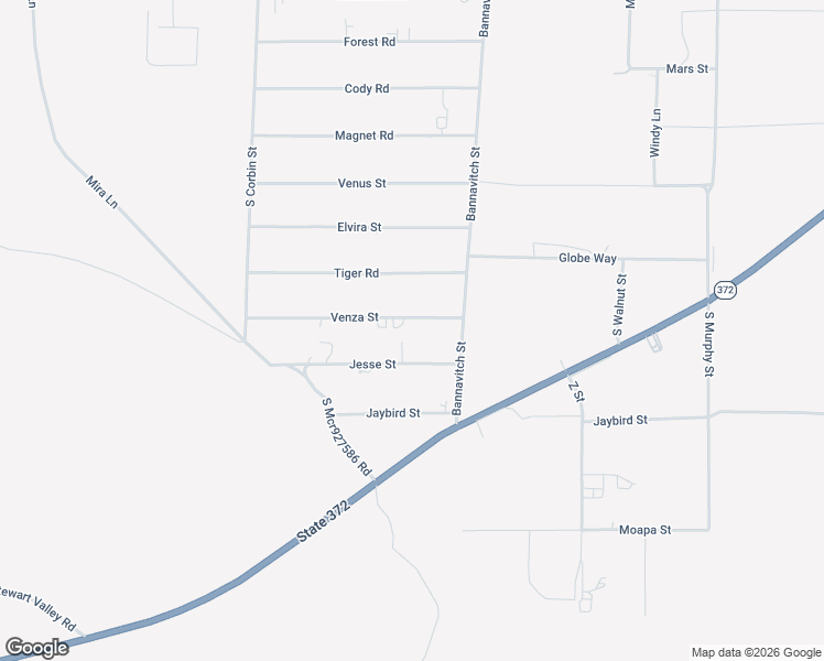 map of restaurants, bars, coffee shops, grocery stores, and more near 4111 Venza Street in Pahrump