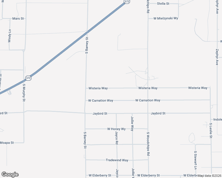 map of restaurants, bars, coffee shops, grocery stores, and more near 2801 Wisteria Way in Pahrump