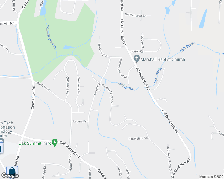 map of restaurants, bars, coffee shops, grocery stores, and more near 5663 Fairway Forest Drive in Winston-Salem