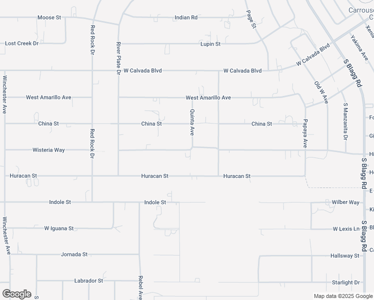 map of restaurants, bars, coffee shops, grocery stores, and more near West Hickory Street in Pahrump