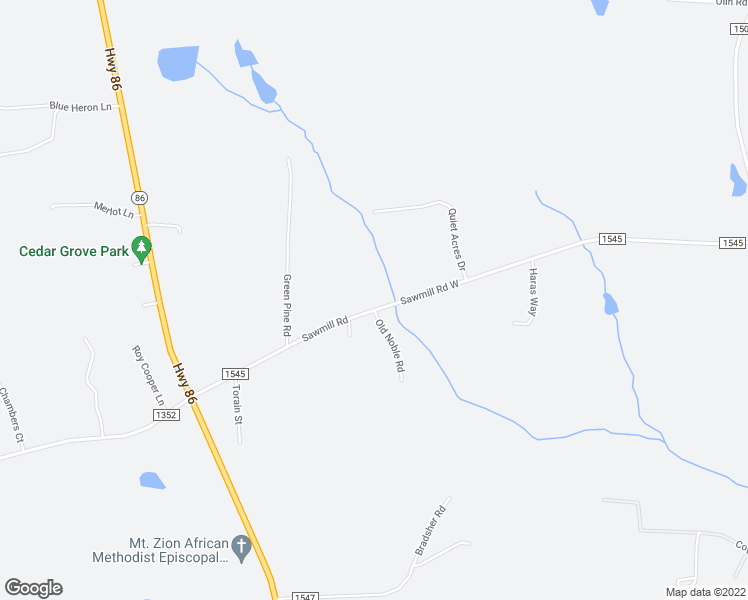 map of restaurants, bars, coffee shops, grocery stores, and more near 430 Sawmill Road West in Cedar Grove