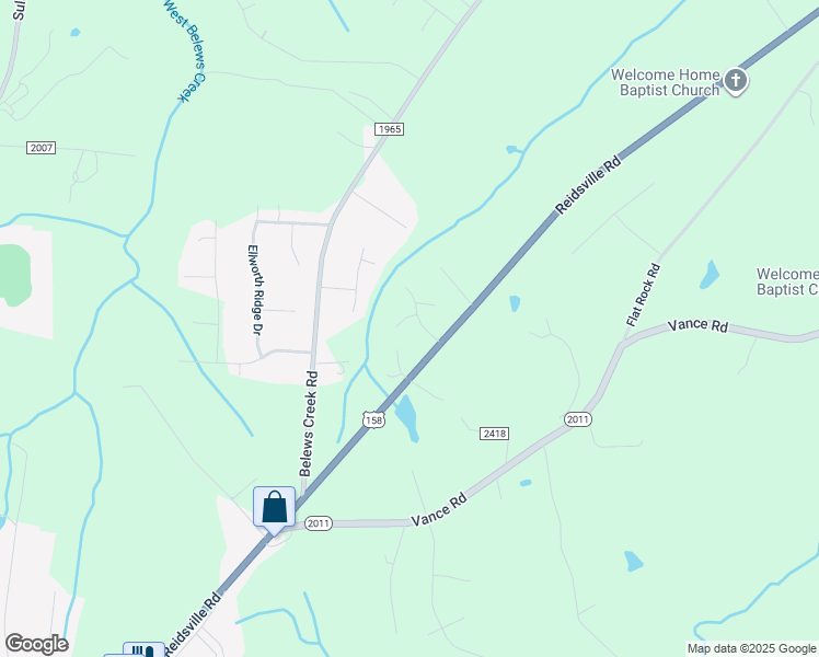 map of restaurants, bars, coffee shops, grocery stores, and more near 5100 Yorkwood Dr in Walkertown