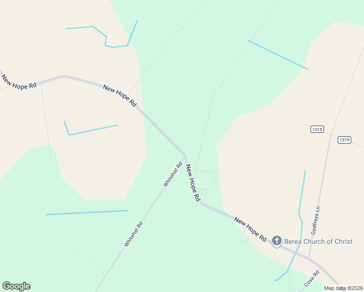 map of restaurants, bars, coffee shops, grocery stores, and more near 1507 New Hope Road in Hertford