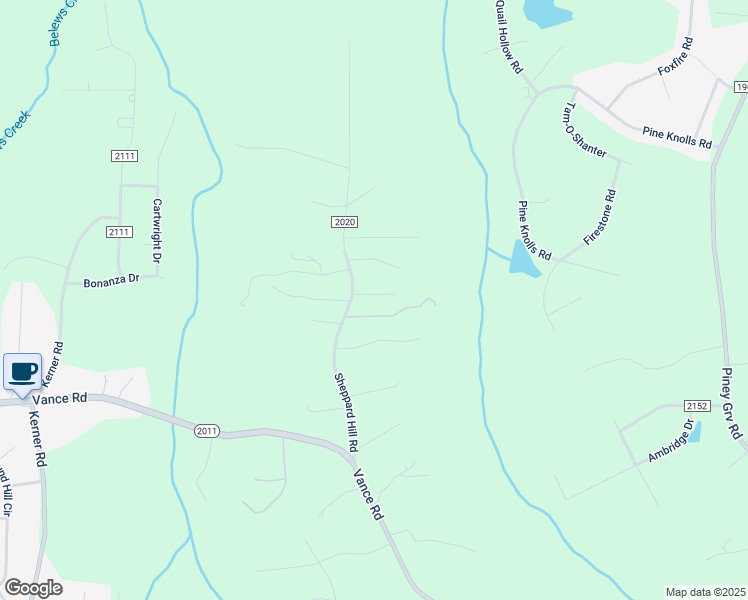 map of restaurants, bars, coffee shops, grocery stores, and more near 3525 Sheppard Hill Road in Kernersville