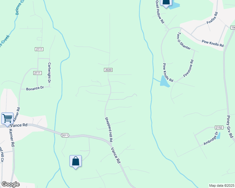map of restaurants, bars, coffee shops, grocery stores, and more near 3525 Sheppard Hill Road in Kernersville