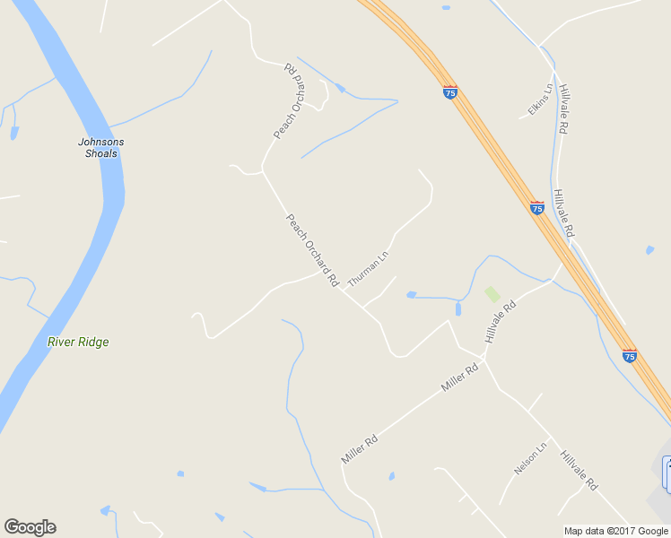 map of restaurants, bars, coffee shops, grocery stores, and more near 312 Peach Orchard Road in Clinton