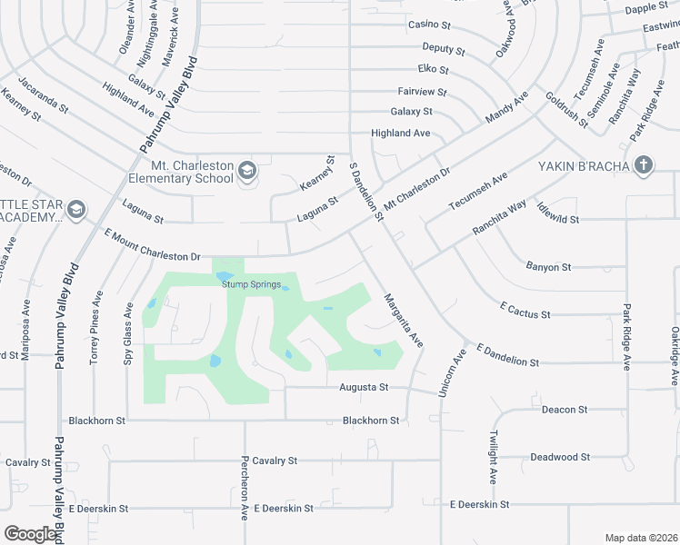 map of restaurants, bars, coffee shops, grocery stores, and more near 1740 Cypress Point Court in Pahrump