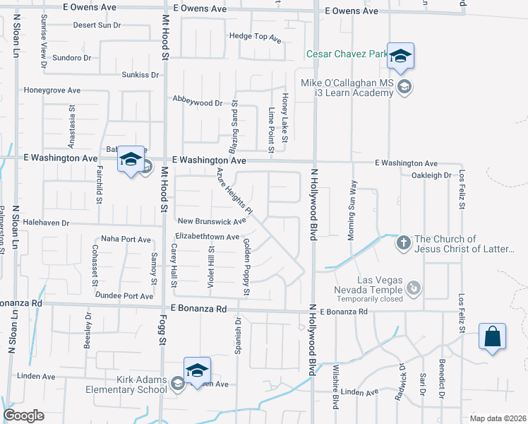 map of restaurants, bars, coffee shops, grocery stores, and more near 1083 Sterling Peak Street in Las Vegas